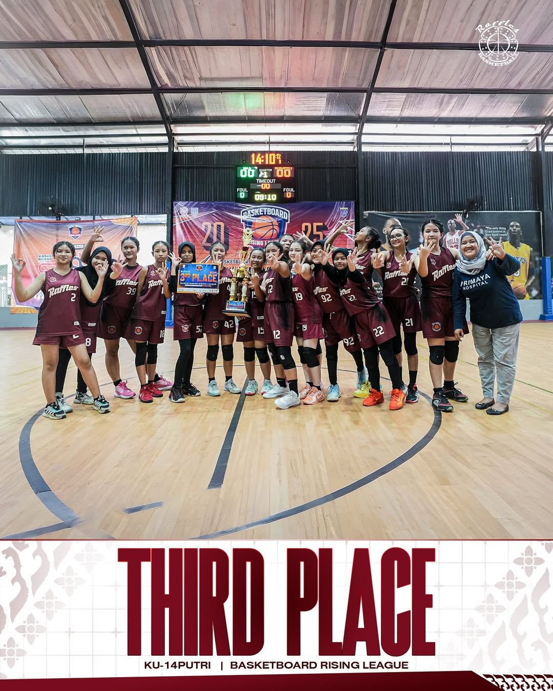 BASKTEBOARD RISING LEAGUE 2025 - KU 14 PUTRI